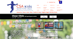 Desktop Screenshot of csakids.com